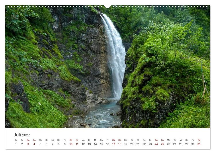 Produktbild: Oberstdorf - Bergparadies in den Alpen (hochwertiger Premium Wandkalender 2027 DIN A2 quer), Kunstdruck in Hochglanz