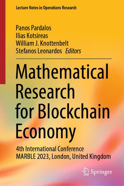 Produktbild: Mathematical Research for Blockchain Economy
