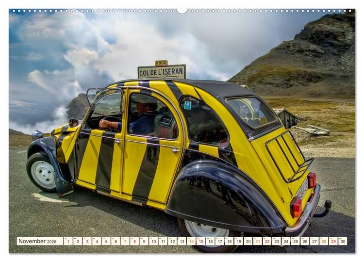 Produktbild: Citro&euml;n 2CV - geliebte Ente (Wandkalender 2026 DIN A2 quer), CALVENDO Monatskalender