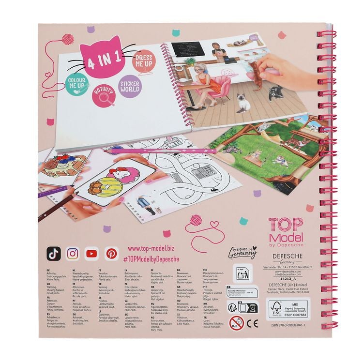 Produktbild: Create your TOPModel Kitty Malbuch