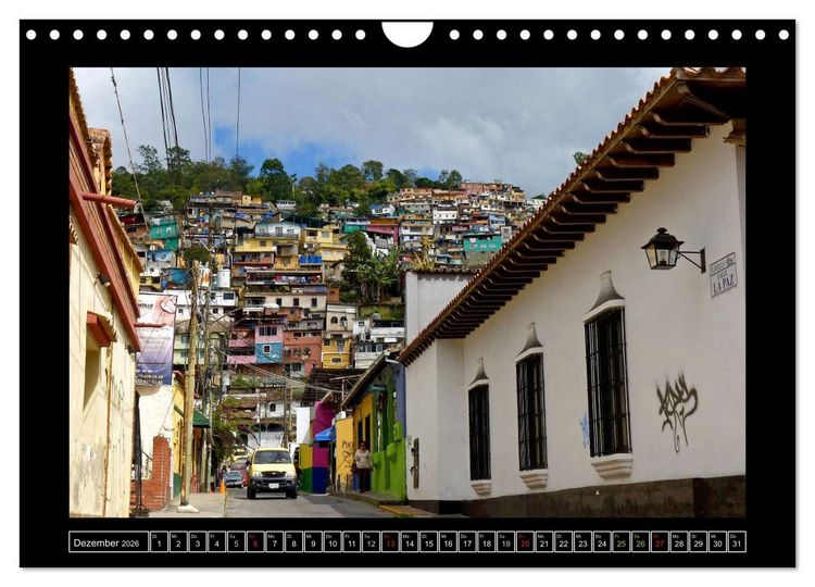 Produktbild: Venezuela & Caracas (Wandkalender 2026 DIN A4 quer), CALVENDO Monatskalender