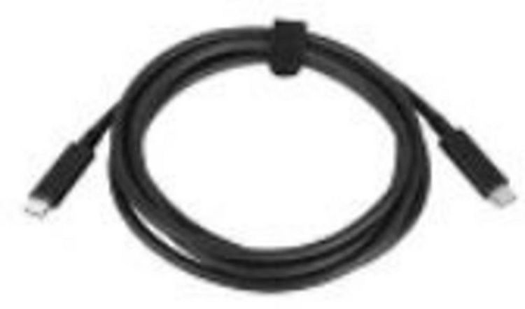 Produktbild: Lenovo USB-Kabel USB 2.0 USB-C&reg; Stecker, USB-C&reg; Stecker 2.00 m Schwarz 4X90Q59480
