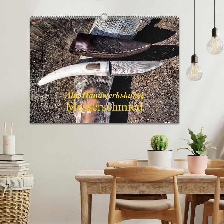 Produktbild: Alte Handwerkskunst Messerschmied (Wandkalender 2026 DIN A2 quer), CALVENDO Monatskalender