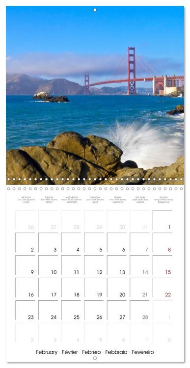 Produktbild: SAN FRANCISCO Highlights (Wall Calendar 2026 12 &times; 12 Inch) CALVENDO 12 Month Wall Calendar