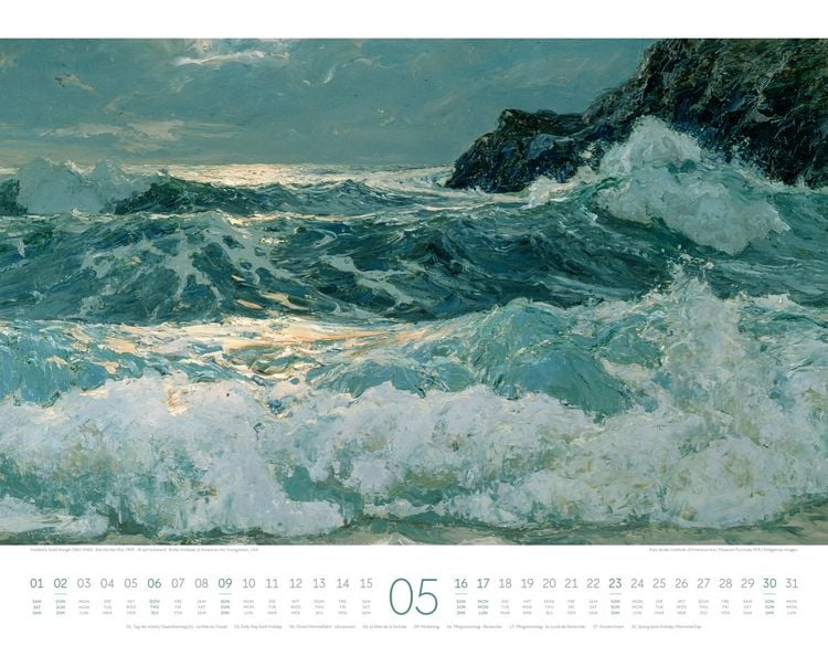 Produktbild: Kunstwerk Meer Kalender 2027