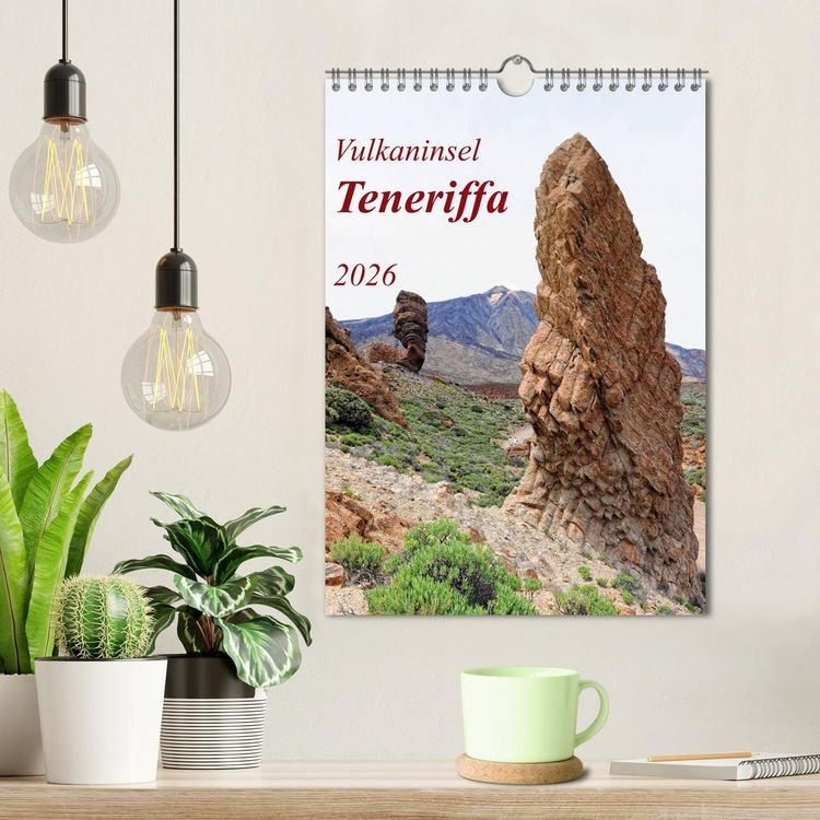 Produktbild: Vulkaninsel Teneriffa (Wandkalender 2026 DIN A4 hoch), CALVENDO Monatskalender