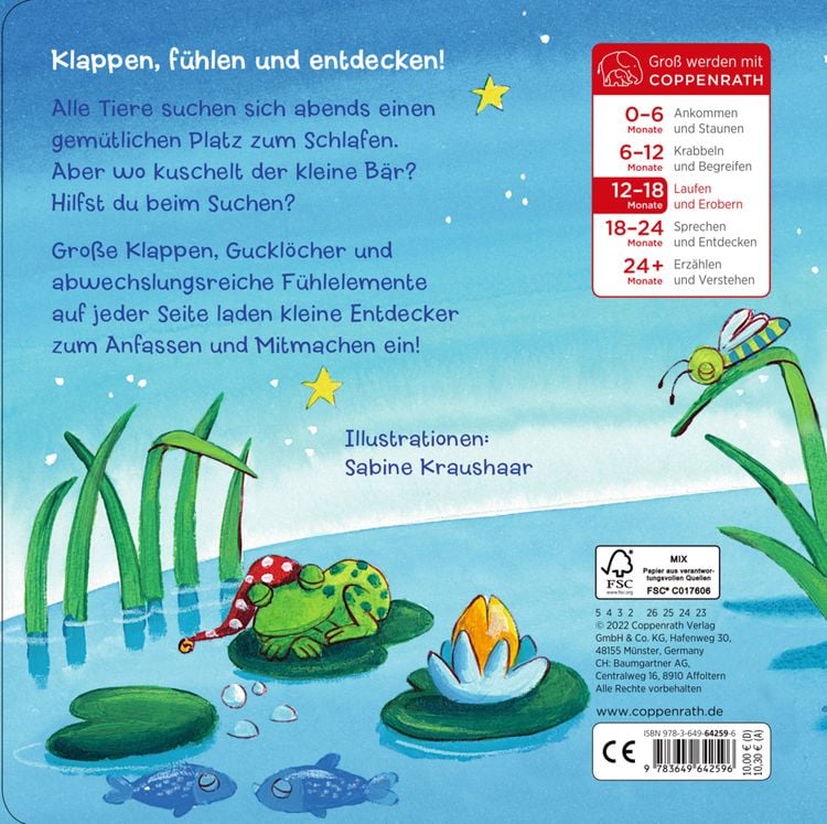 Produktbild: Mein erstes Guckloch-Fühlbuch: Kleiner Bär, wo bist du?