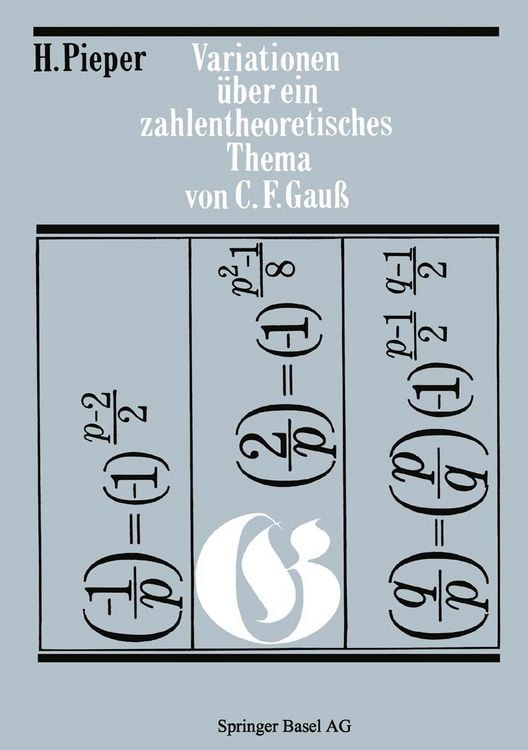 Produktbild: Variationen &uuml;ber ein zahlentheoretisches Thema von Carl Friedrich Gauss