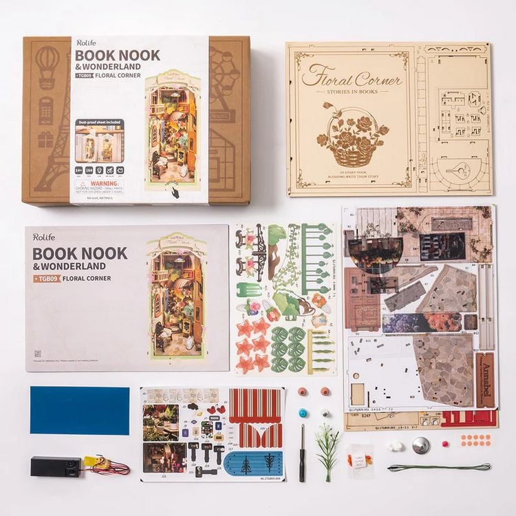 Produktbild: Book Nook DIY B&uuml;cherecke  Floral Corner