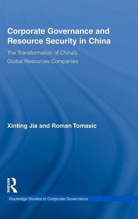 Produktbild: Corporate Governance and Resource Security in China