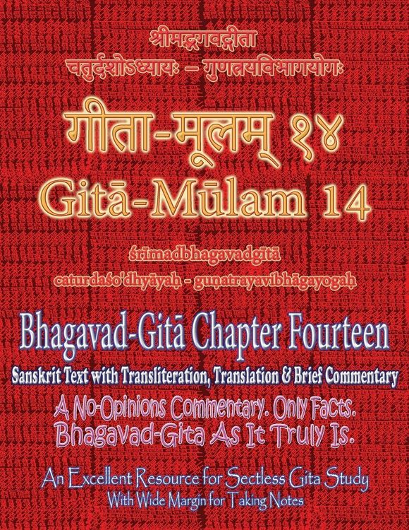 Produktbild: Gita Mulam 14 - Bhagavad Gita Chapter Fourteen