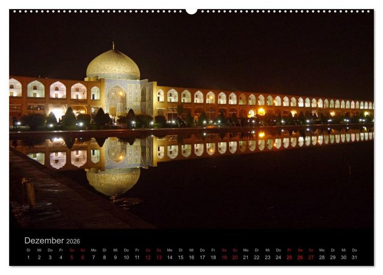 Produktbild: Iran - Impressionen einer Reise (hochwertiger Premium Wandkalender 2026 DIN A2 quer), Kunstdruck in Hochglanz
