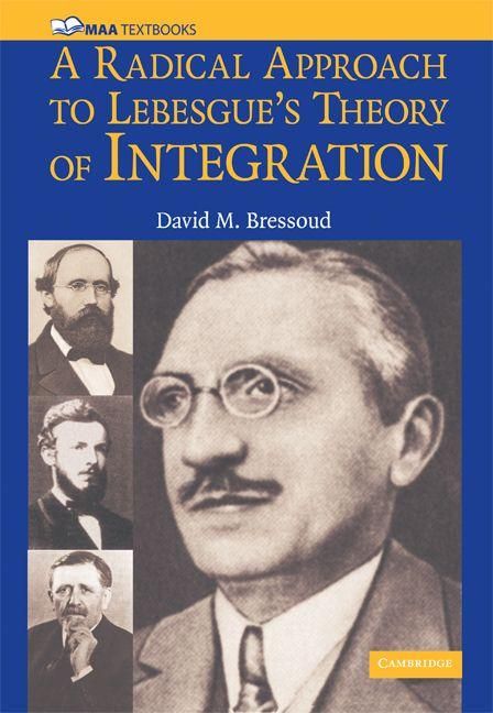 Produktbild: A Radical Approach to Lebesque's Theory of Integration