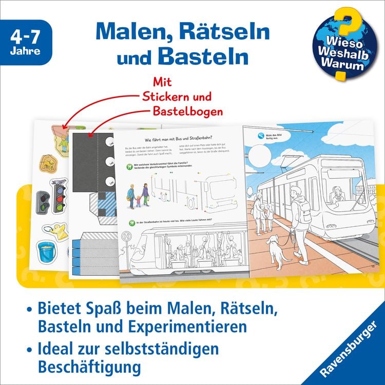 Produktbild: Wieso? Weshalb? Warum? aktiv-Heft - Straßenverkehr