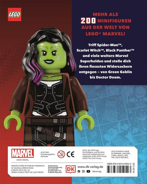 Produktbild: LEGO® Marvel Lexikon der Minifiguren