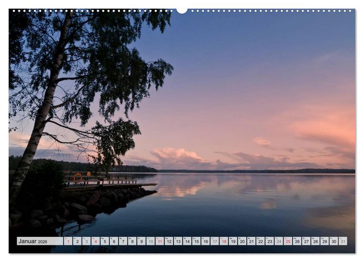 Produktbild: FINNLAND Traumhafte Landschaften (Wandkalender 2026 DIN A2 quer), CALVENDO Monatskalender