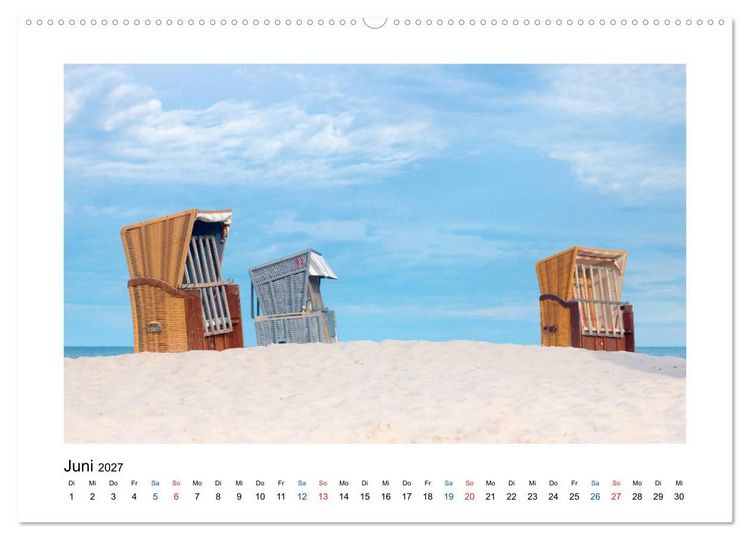 Produktbild: Mehr vom Meer: Sehnsuchtskalender f&uuml;r Ostseeliebhaber (Wandkalender 2027 DIN A2 quer), CALVENDO Monatskalender
