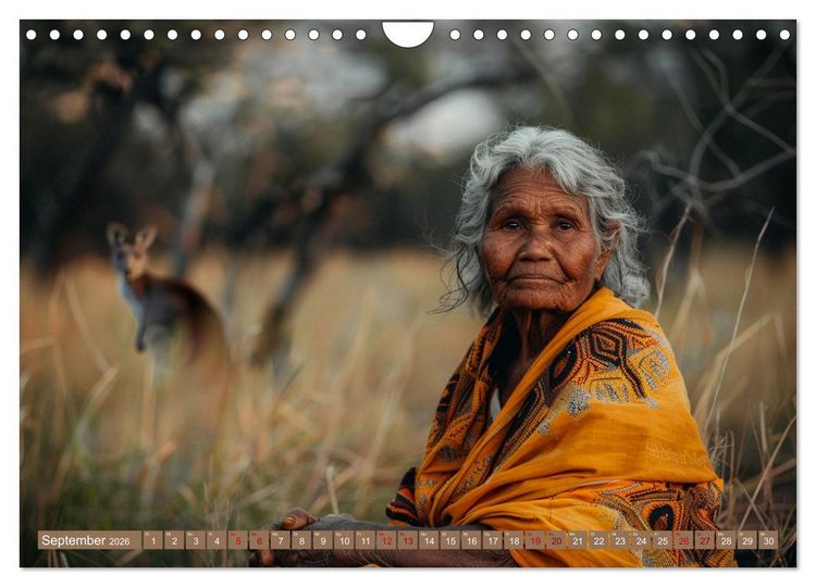 Produktbild: Aborigines - Farben des Outback (Wandkalender 2026 DIN A4 quer), CALVENDO Monatskalender