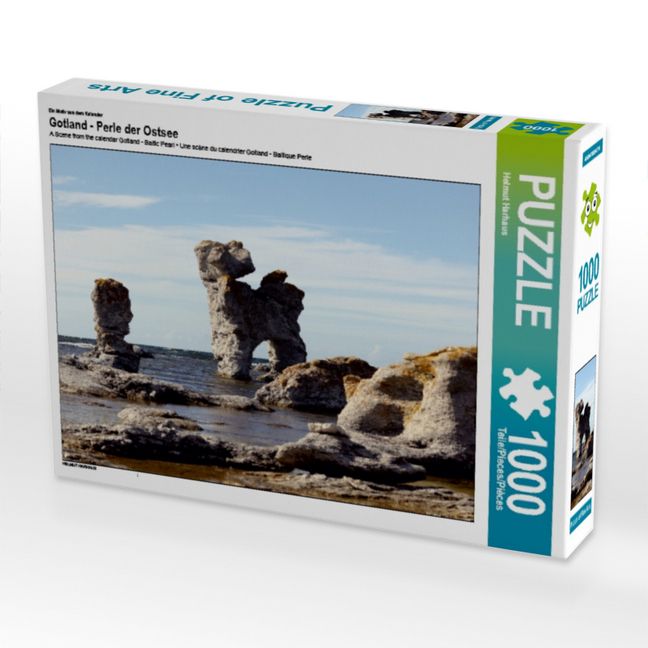 Produktbild: CALVENDO Puzzle Ein Motiv aus dem Kalender Gotland - Perle der Ostsee 1000 Teile Puzzle quer | 1000 Teile Lege-Gr&ouml;&szlig;e 64 &times; 48 cm Foto-Puzzle f&uuml;r gl&uuml;ckliche Stunden