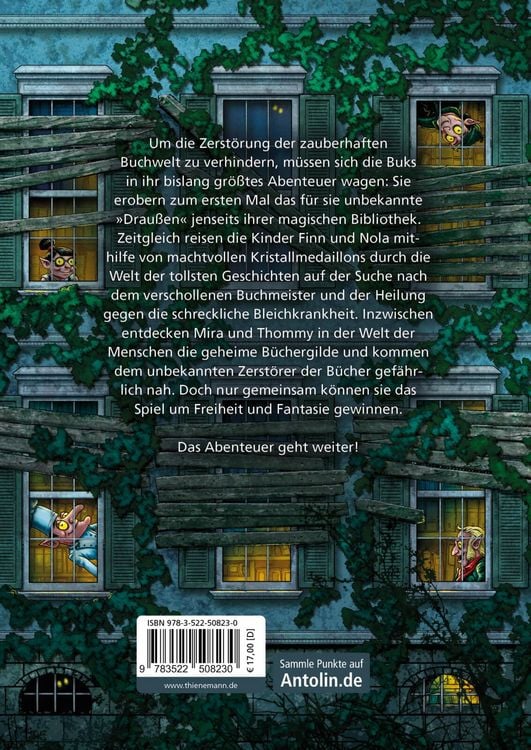 Produktbild: Die magische Bibliothek der Buks 2: Das verfluchte Medaillon