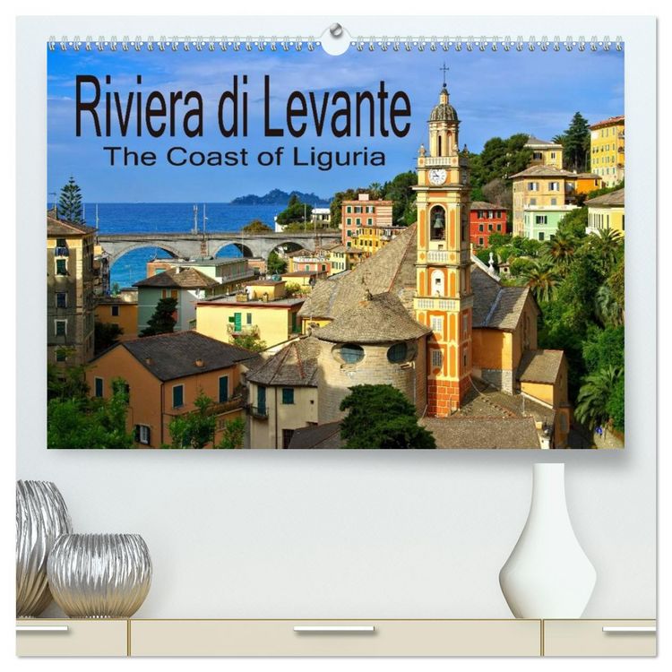 Produktbild: Riviera di Levante The Coast of Liguria (High Quality Premium Wall Calendar 2026 DIN A2 landscape),CALVENDO 12 Month Wall Calendar
