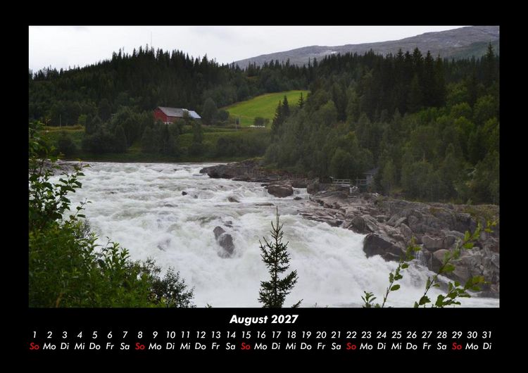 Produktbild: Wasserf&auml;lle 2027 Fotokalender DIN A3