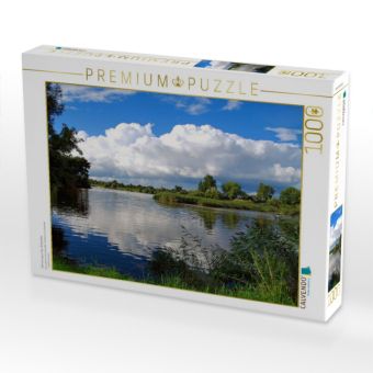 Produktbild: CALVENDO Puzzle Stimmung an der S&uuml;derelbe | 1000 Teile Lege-Gr&ouml;&szlig;e 64x48cm Foto-Puzzle f&uuml;r gl&uuml;ckliche Stunden
