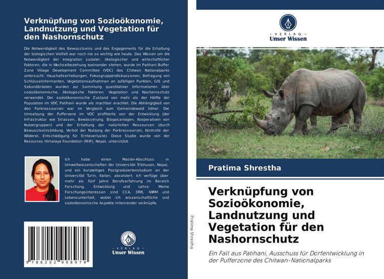 Produktbild: Verkn&uuml;pfung von Sozio&ouml;konomie, Landnutzung und Vegetation f&uuml;r den Nashornschutz