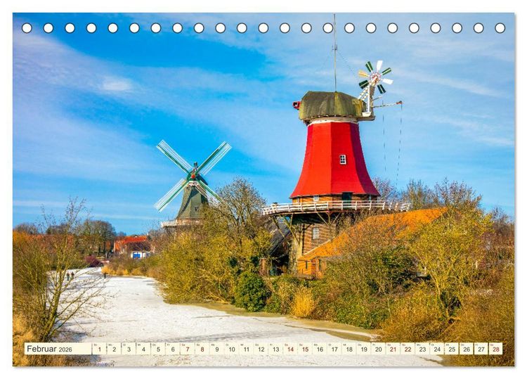 Produktbild: Greetsiel und Umzu (Tischkalender 2026 DIN A5 quer), CALVENDO Monatskalender