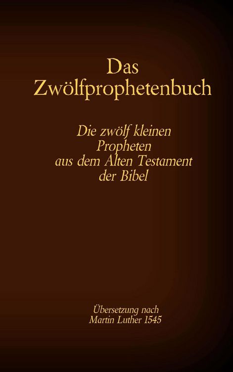 Produktbild: Das Zw&ouml;lfprophetenbuch