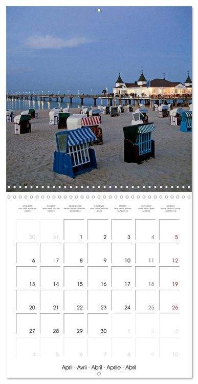 Produktbild: A journey along the Baltic Coast (Wall Calendar 2026 12 &times; 12 Inch) CALVENDO 12 Month Wall Calendar