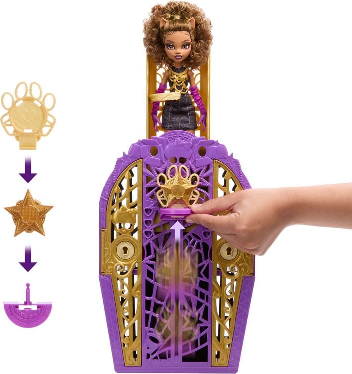 Produktbild: Monster High Verborgene Sch&auml;tze Clawdeen Puppe
