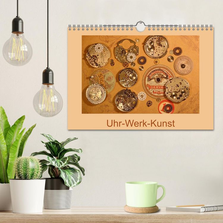 Produktbild: Uhr-Werk-Kunst (Wandkalender 2026 DIN A4 quer), CALVENDO Monatskalender