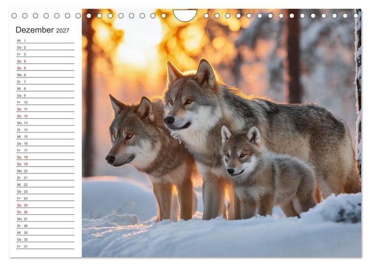 Produktbild: Die Seele der Wildnis (Wandkalender 2027 DIN A4 quer), CALVENDO Monatskalender