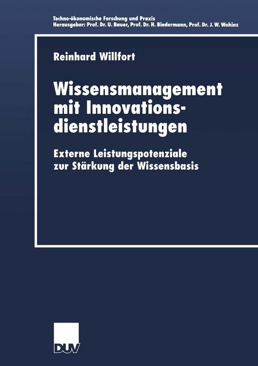 Produktbild: Wissensmanagement mit Innovationsdienstleistungen