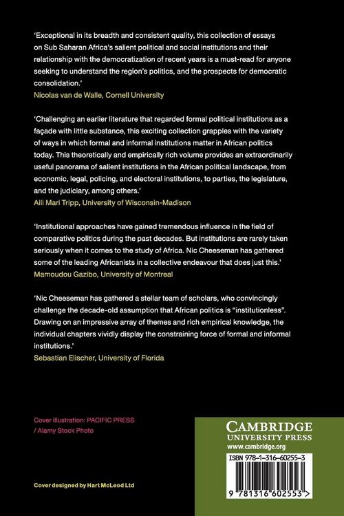 Produktbild: Institutions and Democracy in Africa