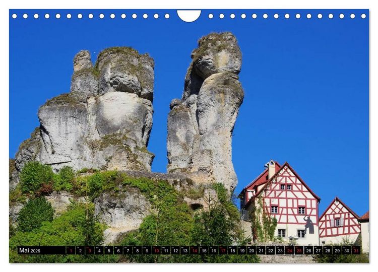 Produktbild: Bamberg und Fr&auml;nkische Schweiz (Wandkalender 2026 DIN A4 quer), CALVENDO Monatskalender