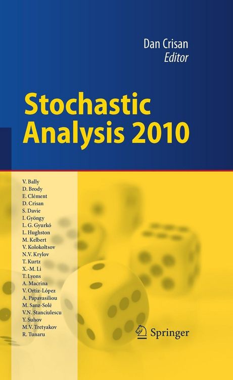 Produktbild: Stochastic Analysis 2010