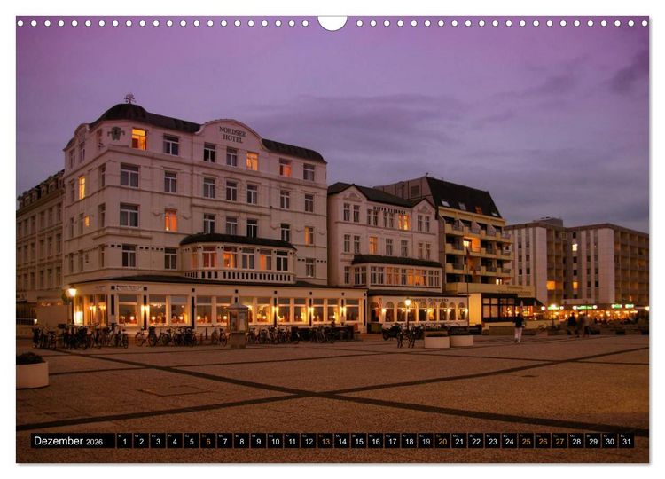 Produktbild: Borkum (Wandkalender 2026 DIN A3 quer), CALVENDO Monatskalender