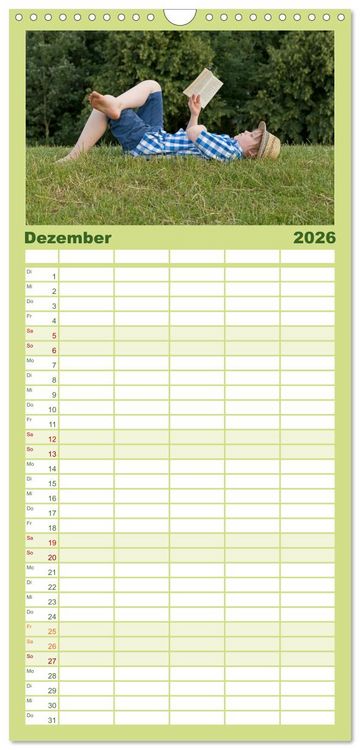 Produktbild: Familienplaner 2026 - Wir lieben die Natur! mit 5 Spalten (Wandkalender, 21 x 45 cm) CALVENDO