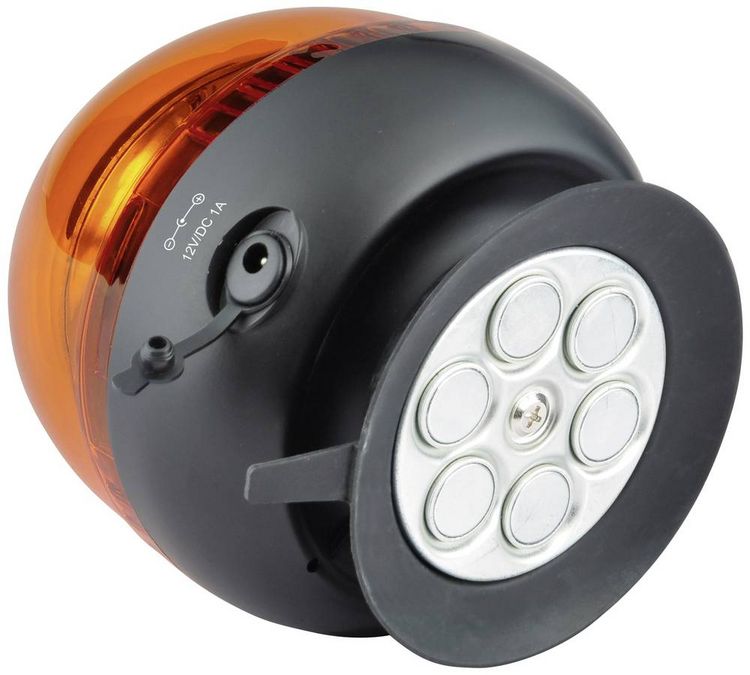 Produktbild: Nicar Rundumleuchte WL539WB 12 V, 24V Magnetfu&szlig;, Saugfu&szlig;