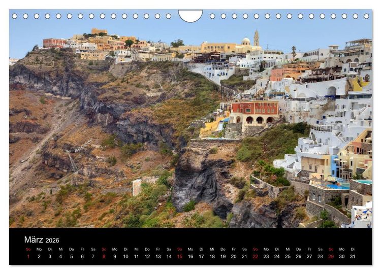 Produktbild: Die Kykladen (Wandkalender 2026 DIN A4 quer), CALVENDO Monatskalender