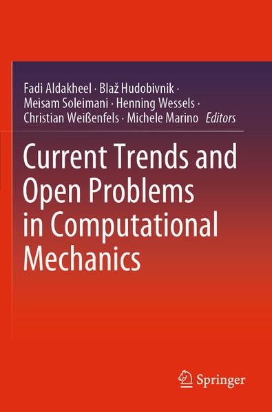 Produktbild: Current Trends and Open Problems in Computational Mechanics