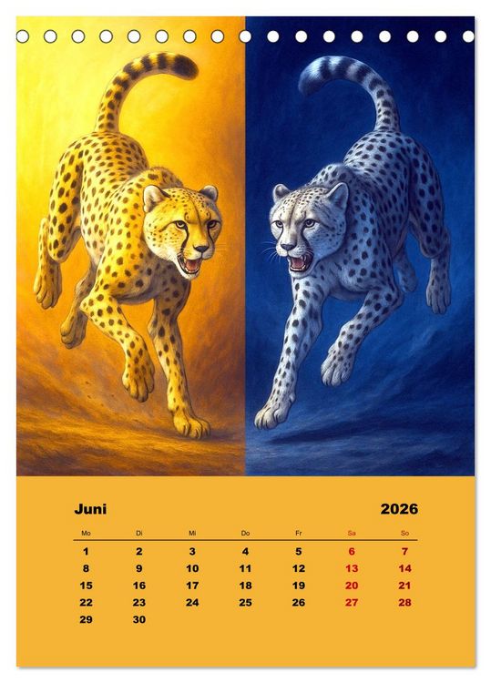 Produktbild: Spiegelwildnis (Tischkalender 2026 DIN A5 hoch), CALVENDO Monatskalender