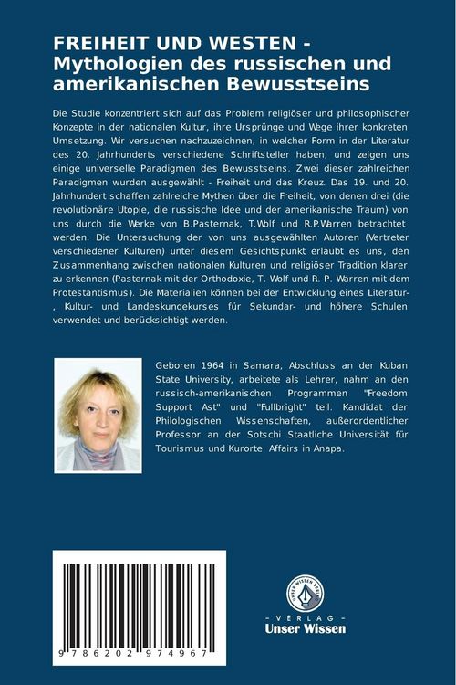 Produktbild: FREIHEIT UND WESTEN - Mythologien des russischen und amerikanischen Bewusstseins