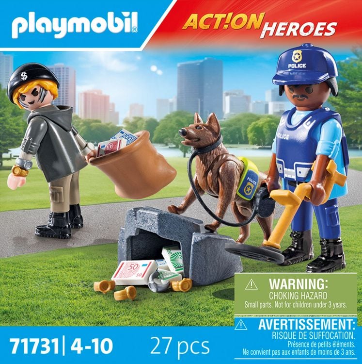 Produktbild: PLAYMOBIL 71731 Spurensuche mit Hund
