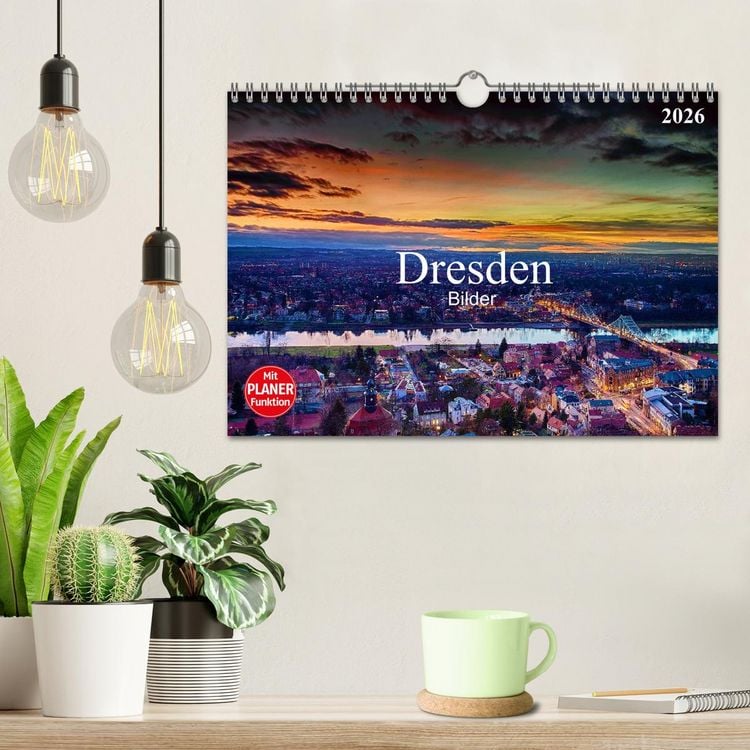 Produktbild: Dresden Bilder 2026 (Wandkalender 2026 DIN A4 quer), CALVENDO Monatskalender