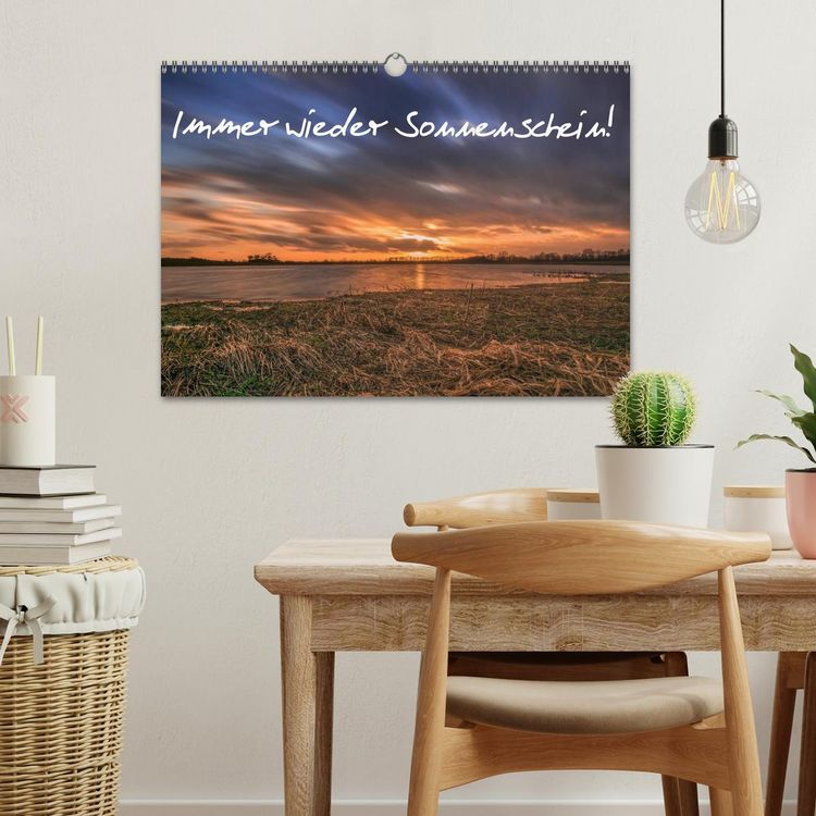 Produktbild: Immer wieder Sonnenschein (Wandkalender 2026 DIN A3 quer), CALVENDO Monatskalender