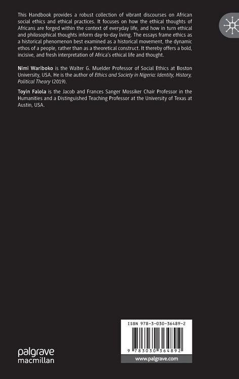 Produktbild: The Palgrave Handbook of African Social Ethics