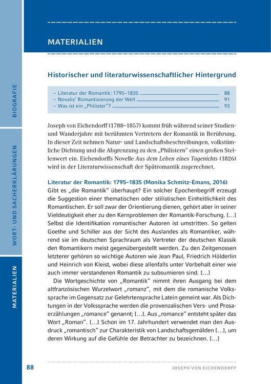 Aus dem Leben eines Taugenichts von Joseph von Eichendorff (Textausgabe)